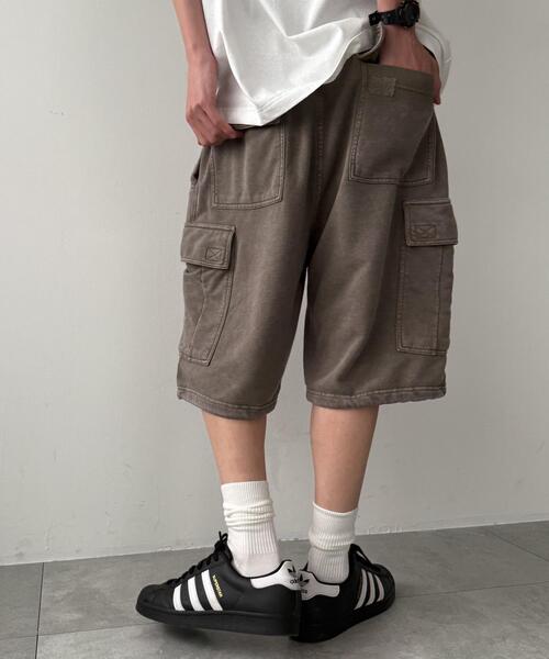 WEGO(ウィゴー)の「WEGO/ケミカルカーゴショーツ(カーゴパンツ・メンズ・スミクロ/カーキ・MEDIUM/LARGE)」の11枚目の写真