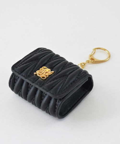 ALTROSE（アルトローズ）の「AirPodsケース  キルト ポーチ イヤホンケース バッグチャーム  AirPods ロージア（ヘッドフォン/イヤホン・レディース・ピンク/ブルー/ブラック/アイボリー/グレイッシュベージュ・FREE）」の9枚目の写真