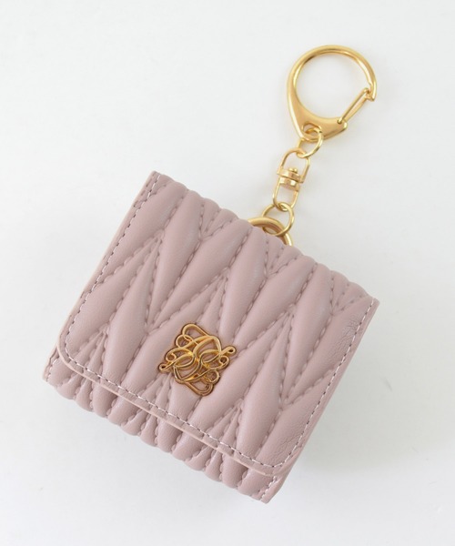 セール】AirPodsケース キルト ポーチ イヤホンケース バッグチャーム