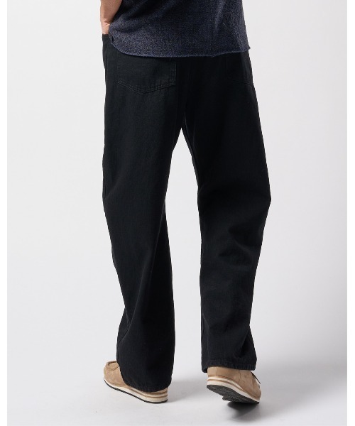 wjk（ダヴルジェイケイ）の「wide banana denim (OW)（デニムパンツ・メンズ・ブラック/インディゴブルー・SMALL/MEDIUM/LARGE/X-LARGE）」の14枚目の写真