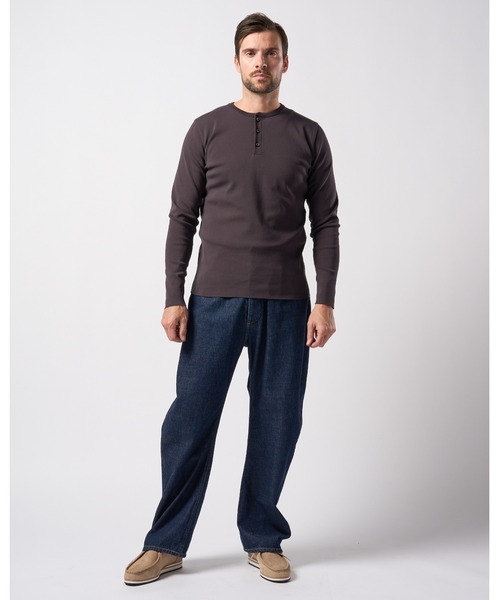 wjk（ダヴルジェイケイ）の「wide banana denim (OW)（デニムパンツ・メンズ・ブラック/インディゴブルー・SMALL/MEDIUM/LARGE/X-LARGE）」の17枚目の写真