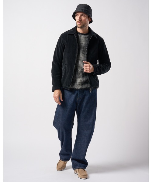 wjk（ダヴルジェイケイ）の「wide banana denim (OW)（デニムパンツ・メンズ・ブラック/インディゴブルー・SMALL/MEDIUM/LARGE/X-LARGE）」の20枚目の写真