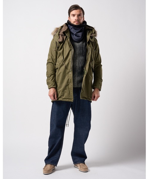 wjk（ダヴルジェイケイ）の「wide banana denim (OW)（デニムパンツ・メンズ・ブラック/インディゴブルー・SMALL/MEDIUM/LARGE/X-LARGE）」の21枚目の写真