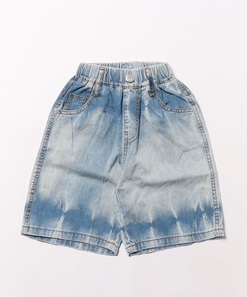 aimoha（アイモハ）の「【aimoha-KIDS-】七分丈　タイダイ風デニムパンツ (SS)（デニムパンツ・キッズ・ブルー・90/100/110/120/130）」の3枚目の写真