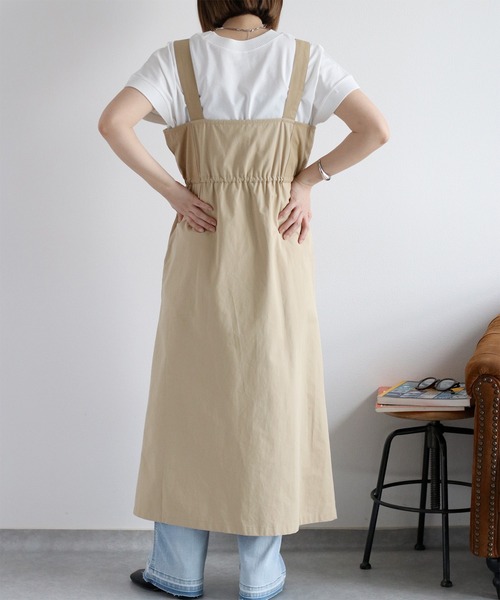 cepo(セポ)の「ミリタリー切り替えジャンスカ(ジャンパースカート・レディース・オリーブ/ベージュ・M)」の10枚目の写真