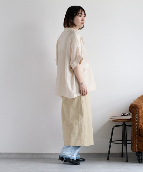 cepo(セポ)の「ミリタリー切り替えジャンスカ(ジャンパースカート・レディース・オリーブ/ベージュ・M)」の6枚目の写真