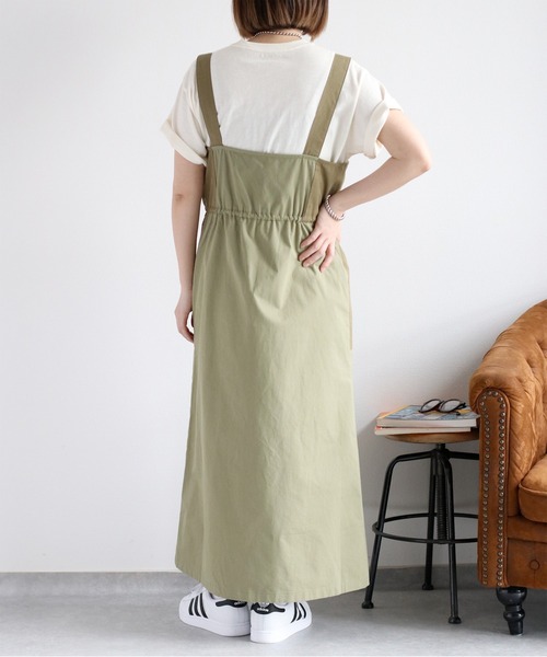 cepo(セポ)の「ミリタリー切り替えジャンスカ(ジャンパースカート・レディース・オリーブ/ベージュ・M)」の17枚目の写真