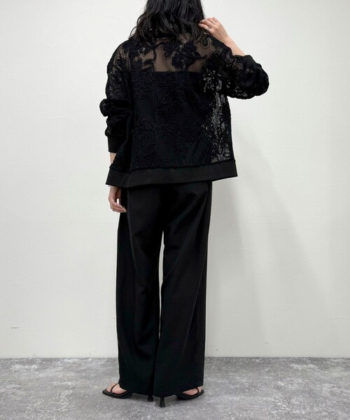 fredy emue(フレディエミュ)の「シルキーリネンイージーパンツ(その他パンツ・レディース・ベージュ/ネイビー/カーキ/ブラック・38/36)」の10枚目の写真