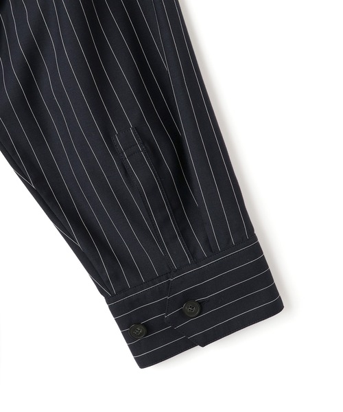 ADAM ET ROPE'（アダムエロペ）の「ストライプオープンカラージャンプスーツ（つなぎ/オールインワン・レディース・ブルー系その他・36/38）」の9枚目の写真