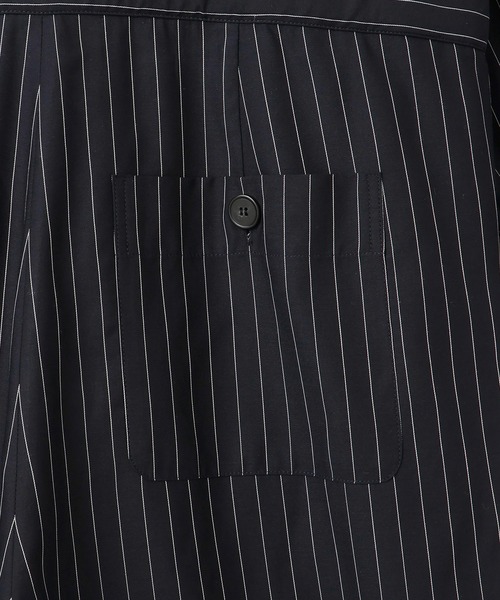 ADAM ET ROPE'（アダムエロペ）の「ストライプオープンカラージャンプスーツ（つなぎ/オールインワン・レディース・ブルー系その他・36/38）」の6枚目の写真