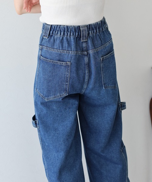 BLUEEAST(ブルーイースト)の「バックゴムペインターカーブデニムパンツ(デニムパンツ・レディース・ブルー/ネイビー・MEDIUM/LARGE)」の14枚目の写真