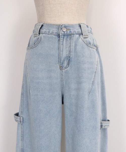 BLUEEAST(ブルーイースト)の「バックゴムペインターカーブデニムパンツ(デニムパンツ・レディース・ブルー/ネイビー・MEDIUM/LARGE)」の20枚目の写真