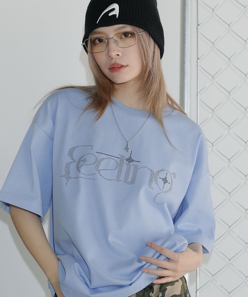 Praying 半袖ニットtシャツ　短丈　スウェット THE CASUAL｜日本製「泉州」ハニカムサーマルニットガゼットクルー