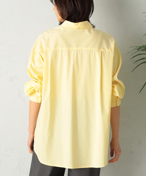 GALLORIA(ギャローリア)の「両ポケシャツ(シャツ/ブラウス・レディース・ライトイエロー/ネイビー/ライトブルー・LL/S/M/L)」の13枚目の写真