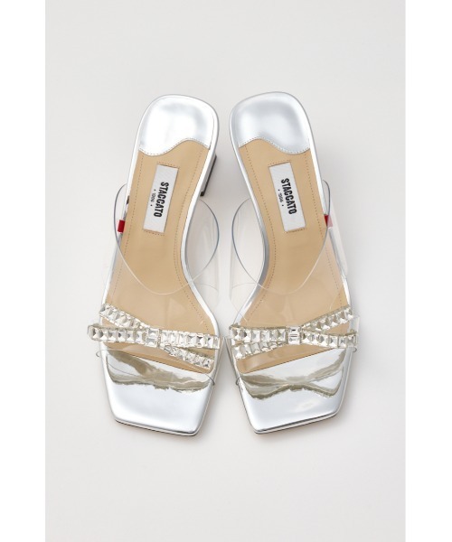 STACCATO(スタッカート)の「スィンリボンクリアヒールサンダル(サンダル・レディース・シルバー・22.5cm/23.0cm/23.5cm/24.0cm/24.5cm)」の5枚目の写真