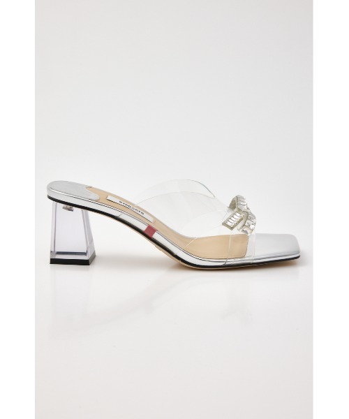 STACCATO(スタッカート)の「スィンリボンクリアヒールサンダル(サンダル・レディース・シルバー・22.5cm/23.0cm/23.5cm/24.0cm/24.5cm)」の6枚目の写真