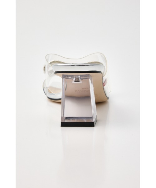 STACCATO(スタッカート)の「スィンリボンクリアヒールサンダル(サンダル・レディース・シルバー・22.5cm/23.0cm/23.5cm/24.0cm/24.5cm)」の7枚目の写真