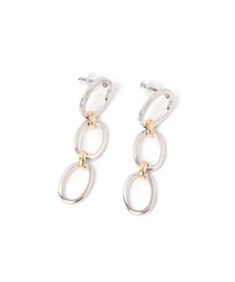 studio CLIP | 輪っか3連ピアス(ピアス（両耳用）)