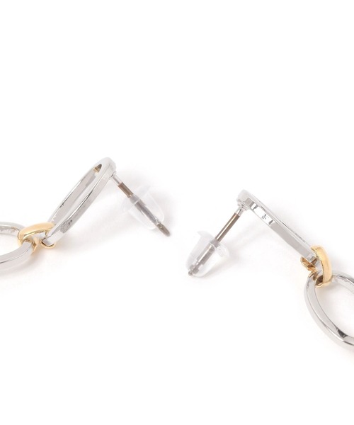 studio CLIP（スタディオクリップ）の「輪っか3連ピアス（ピアス（両耳用）・レディース・その他1・FREE）」の4枚目の写真