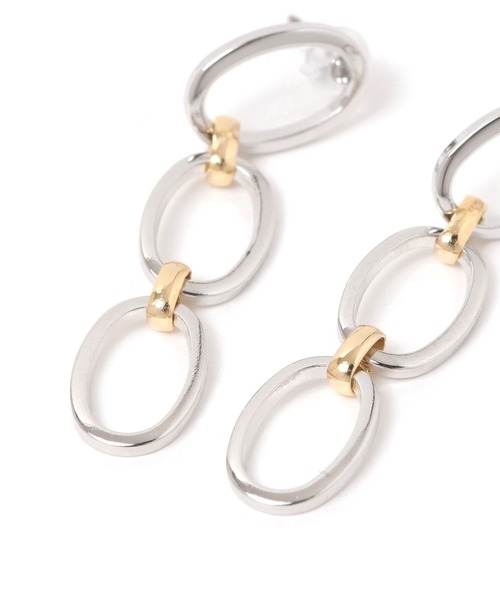 studio CLIP（スタディオクリップ）の「輪っか3連ピアス（ピアス（両耳用）・レディース・その他1・FREE）」の3枚目の写真