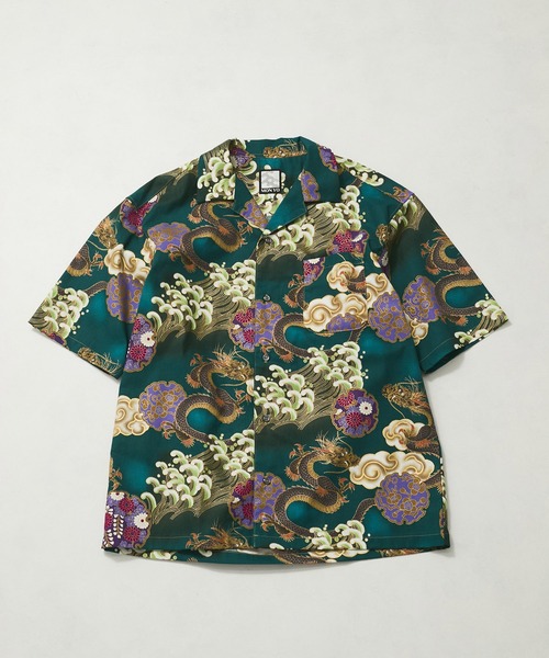 セール】【MON YO/モンヨー】JAPANESE PATTERN ALOHA SHIRT