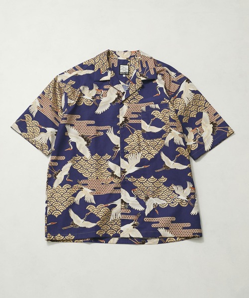 ブラウス シャツ 「MON YO/モンヨー」JAPANESE PATTERN ALOHA SHIRT レディース セール】【MON YO/モンヨー】JAPANESE PATTERN ALOHA SHIRT