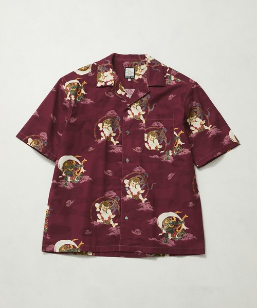 セール】【MON YO/モンヨー】JAPANESE PATTERN ALOHA SHIRT