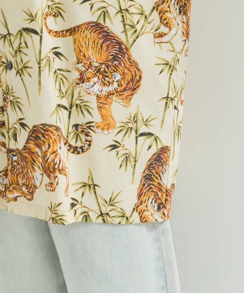ブラウス シャツ 「MON YO/モンヨー」JAPANESE PATTERN ALOHA SHIRT レディース セール】【MON YO/モンヨー】JAPANESE PATTERN ALOHA SHIRT
