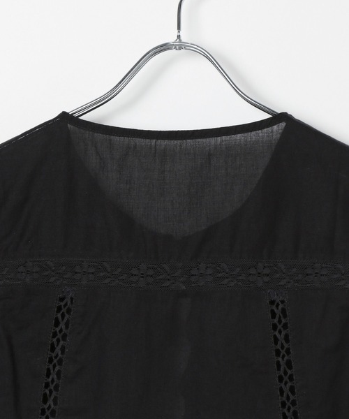 LEPSIM（レプシィム）の「レースリボンベスト　243202（ベスト・レディース・ブラック/オフホワイト・FREE）」の14枚目の写真