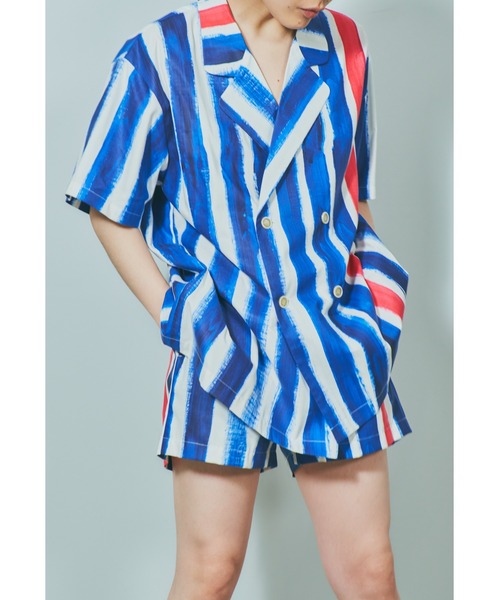 minius（ミニウス）の「【EM(em)】Room wear Short Pants/アートデザインルームウェア/ショートパンツ（その他パンツ・レディース・イエロー系その他/ブルー系その他2/ネイビー/ブルー系その他・MEDIUM）」の3枚目の写真