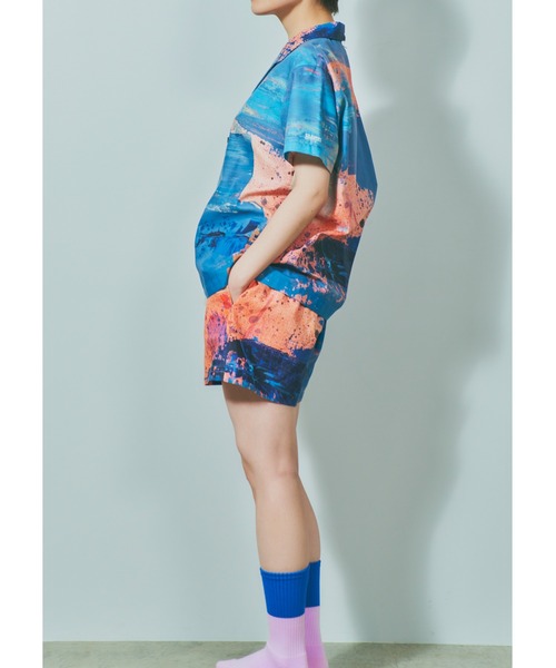 minius（ミニウス）の「【EM(em)】Room wear Short Pants/アートデザインルームウェア/ショートパンツ（その他パンツ・レディース・イエロー系その他/ブルー系その他2/ネイビー/ブルー系その他・MEDIUM）」の21枚目の写真