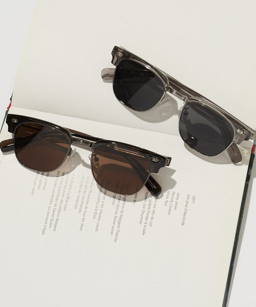 SHENERY（シーナリー）の「ハーフリムサングラス（サングラス・レディース・ブラック/ブラウン・FREE）」の2枚目の写真