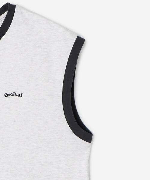tシャツ ORCIVAL | コットン スリーブレスリンガーTシャツ WOMEN レディース ORCIVAL tシャツ | コットン スリーブレスリンガーTシャツ WOMEN