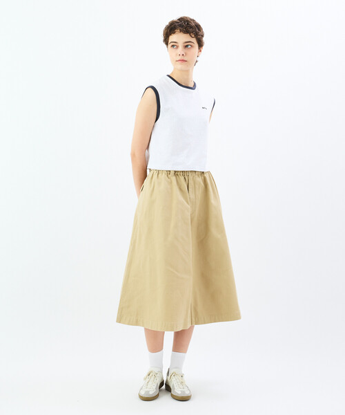 tシャツ ORCIVAL | コットン スリーブレスリンガーTシャツ WOMEN レディース ORCIVAL tシャツ | コットン スリーブレスリンガーTシャツ WOMEN