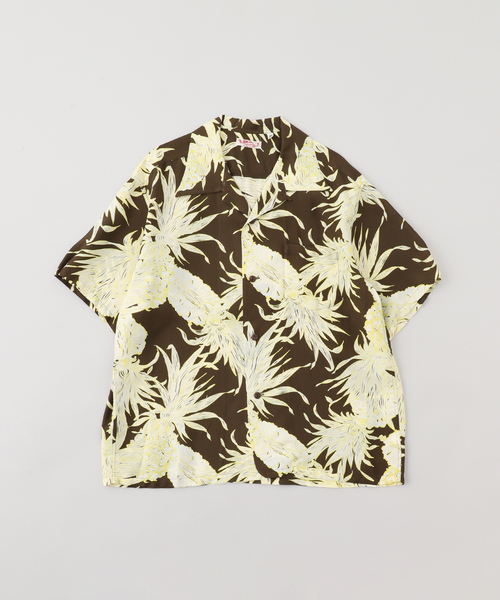 SUN SURF(サンサーフ)の「SUN SURF / サンサーフ SLAND PINEAPPLEHALE HAWAII(シャツ/ブラウス・メンズ・ブラウン・MEDIUM/LARGE/X-LARGE)」の1枚目の写真