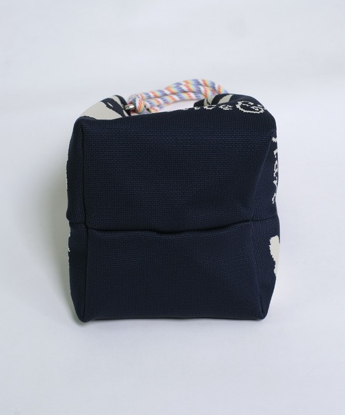 shopnikoniko（ショップニコニコ）の「コードストラップ カラフル ニットハンドバッグ（ハンドバッグ・レディース・グレー/ブルー/ピンク・フリー）」の9枚目の写真