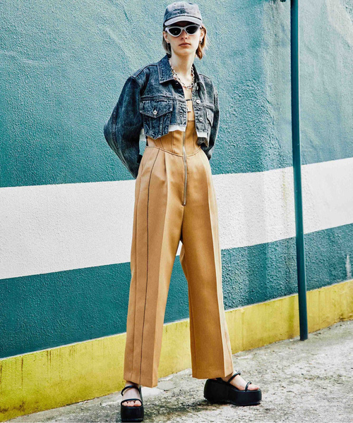 MAISON SPECIAL(メゾンスペシャル)の「デニムジャケット(デニムジャケット・レディース・ピンク・FREE)」の2枚目の写真