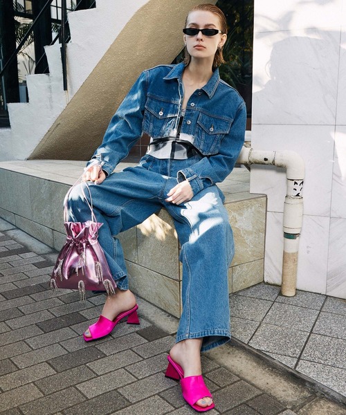 MAISON SPECIAL(メゾンスペシャル)の「デニムジャケット(デニムジャケット・レディース・ピンク・FREE)」の6枚目の写真