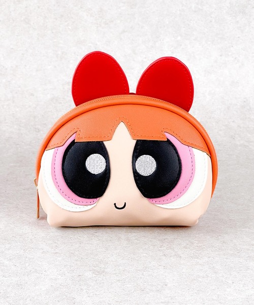 プルメリアフラガールポーチ3点 The Powerpuff Girls×Flapper シェル型ポーチ（ポーチ
