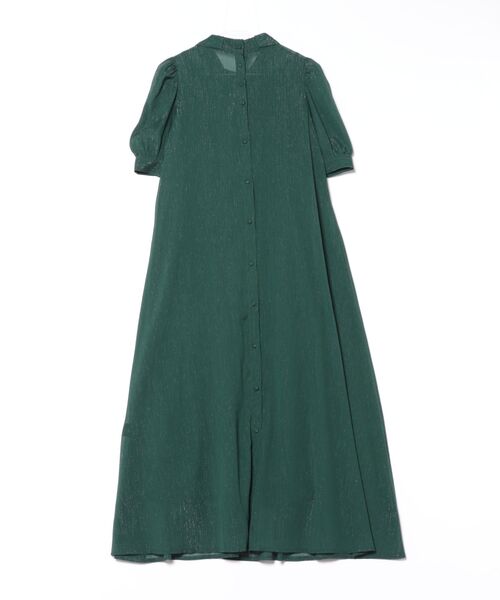 PREFERIR(プレフェリール)の「結婚式 オケージョン セレモニー ラメ楊柳 Aラインドレス (S,M,L,XL) インナー付き(ドレス・レディース・グリーン/ボルドー/ネイビー/ブラック・MEDIUM/LARGE/SMALL/X-LARGE)」の5枚目の写真