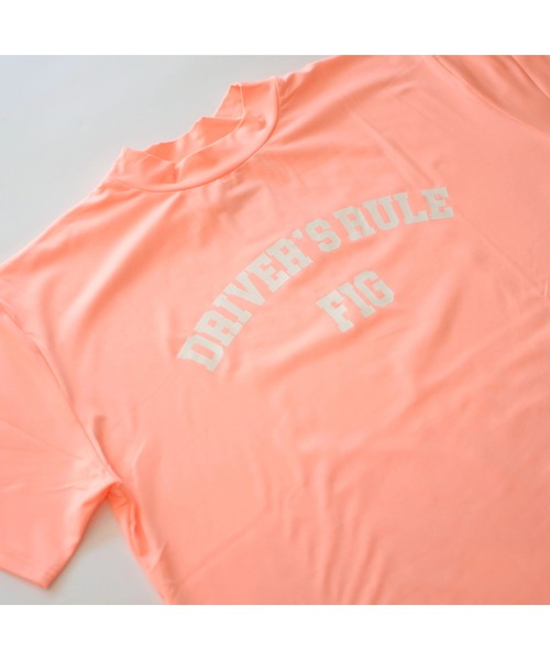 Fortune Island Golf(フォーチューンアイランドゴルフ)の「【Fortune Island Golf/フォーチューンアイランドゴルフ】DRIVER’S RULE MOCKNECK S/S SLA ゴルフ モックネック バックプリント Tシャツ(Tシャツ/カットソー・メンズ・ホワイト/ブラック/オレンジ・LARGE)」の3枚目の写真