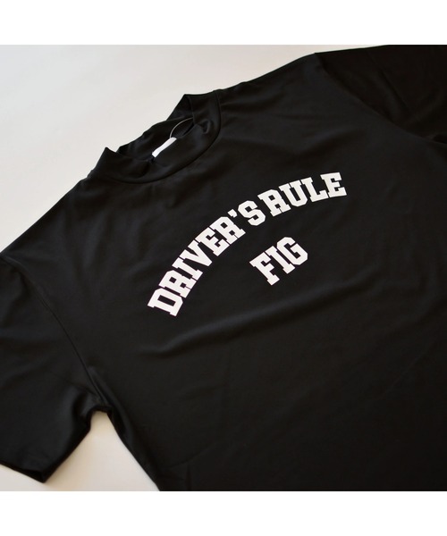 Fortune Island Golf(フォーチューンアイランドゴルフ)の「【Fortune Island Golf/フォーチューンアイランドゴルフ】DRIVER’S RULE MOCKNECK S/S SLA ゴルフ モックネック バックプリント Tシャツ(Tシャツ/カットソー・メンズ・ホワイト/ブラック/オレンジ・LARGE)」の2枚目の写真