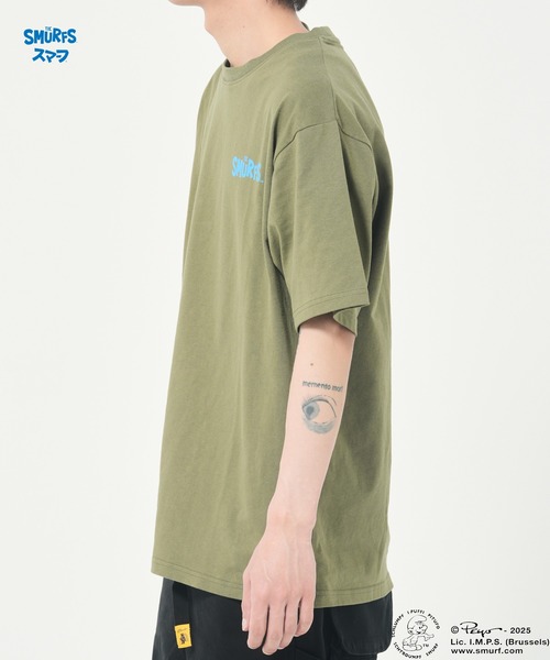 CORISCO（コリスコ）の「【The Smurfs/スマーフ】ファミリーTEE(M1)（Tシャツ/カットソー・メンズ・ブラック/カーキ/ホワイト/イエロー/パープル・MEDIUM/LARGE/X-LARGE）」の17枚目の写真