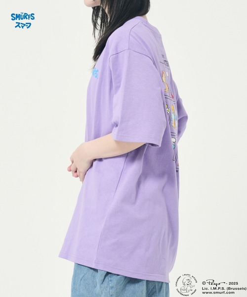 CORISCO（コリスコ）の「【The Smurfs/スマーフ】ファミリーTEE(M1)（Tシャツ/カットソー・メンズ・ブラック/カーキ/ホワイト/イエロー/パープル・MEDIUM/LARGE/X-LARGE）」の22枚目の写真