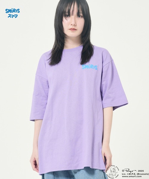 CORISCO（コリスコ）の「【The Smurfs/スマーフ】ファミリーTEE(M1)（Tシャツ/カットソー・メンズ・ブラック/カーキ/ホワイト/イエロー/パープル・MEDIUM/LARGE/X-LARGE）」の21枚目の写真