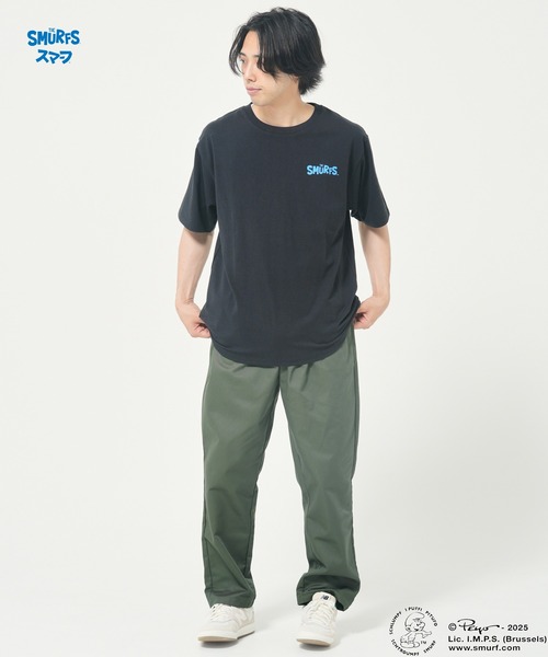 CORISCO（コリスコ）の「【The Smurfs/スマーフ】ファミリーTEE(M1)（Tシャツ/カットソー・メンズ・ブラック/カーキ/ホワイト/イエロー/パープル・MEDIUM/LARGE/X-LARGE）」の13枚目の写真