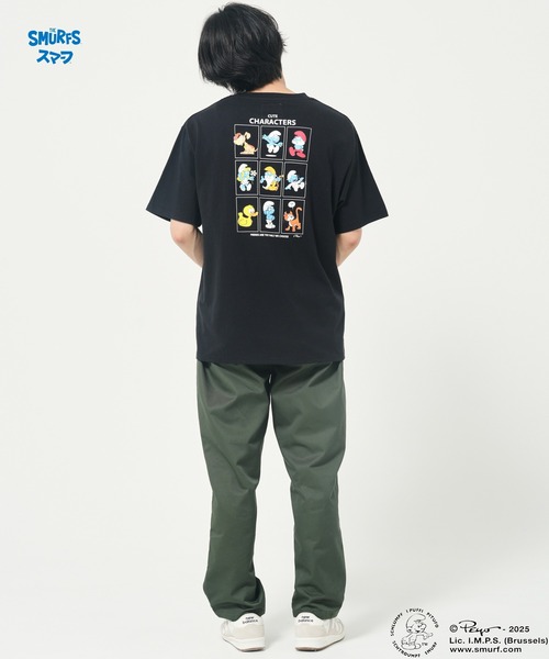 CORISCO（コリスコ）の「【The Smurfs/スマーフ】ファミリーTEE(M1)（Tシャツ/カットソー・メンズ・ブラック/カーキ/ホワイト/イエロー/パープル・MEDIUM/LARGE/X-LARGE）」の15枚目の写真