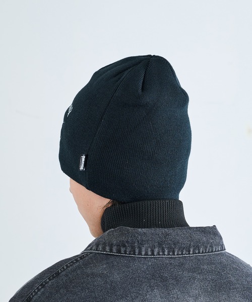 THRASHER(スラッシャー)の「【THRASHER】THRASHER マルチロゴニット帽 YMY(ニットキャップ/ビーニー・メンズ・ブラック系1/ブラック/グレー・FREE)」の8枚目の写真