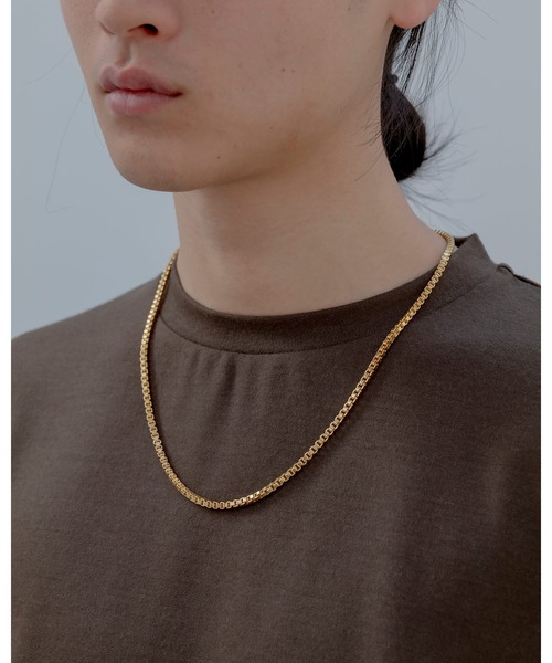 uniform experiment(ユニフォームエクスペリメント)の「VENETIAN CHAIN NECKLACE(ネックレス・メンズ・ゴールド/シルバー・FREE)」の3枚目の写真