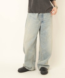 R4369 DENIM WIDE PANTS